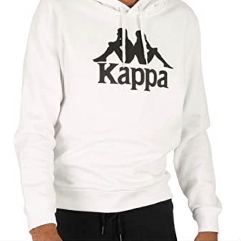 Kappa men’s/unisex white hoodie